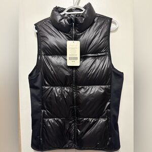 Fabletics Black Packable Puffer Vest size Large NWT